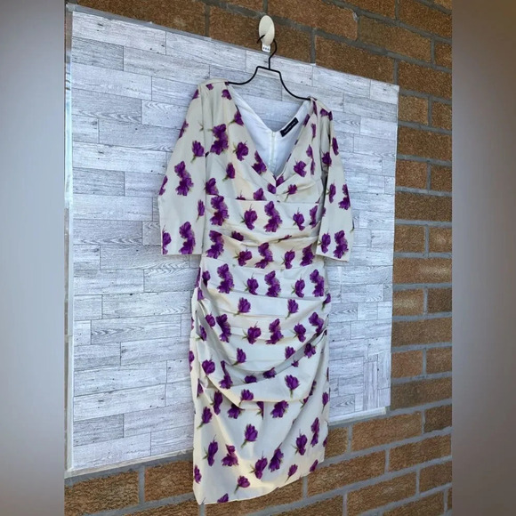 Samantha sung rockabilly Eva passion violet dress size 6 - Picture 5 of 14